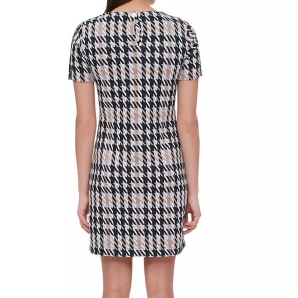 Tommy Hilfiger Houndstooth-Print A-Line Dress Size 12 - Picture 6 of 7